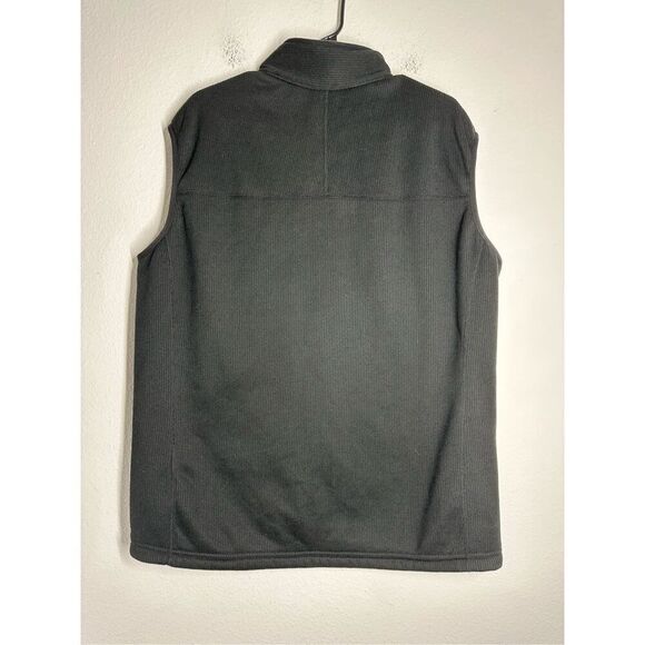 REI Polartec Fleece Vest Mens Size XL Black Ribbed Hike Outdoors Wind - Picture 3 of 11